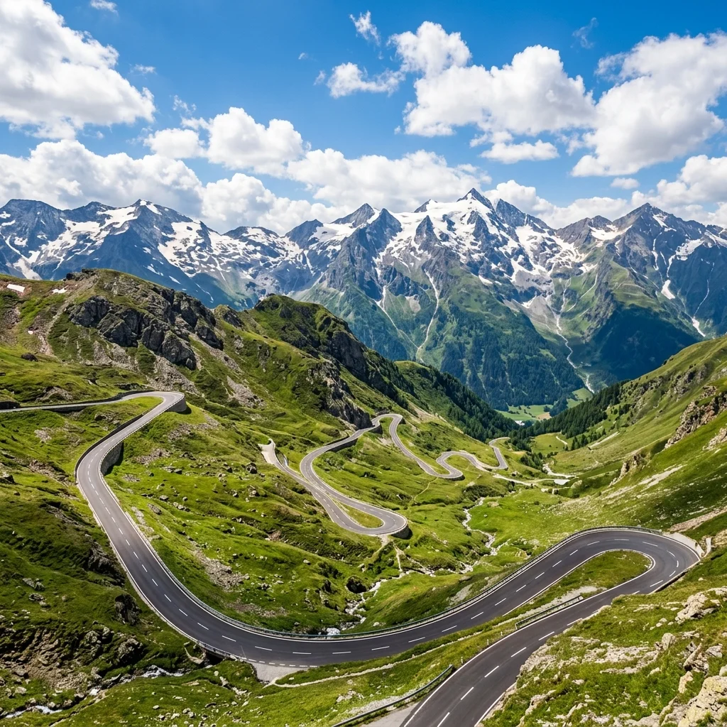 Fahrradmontageständer Autonom.Bike an Anhängerkupplung auf Alpenstraße - ideal für Camping und Camper
